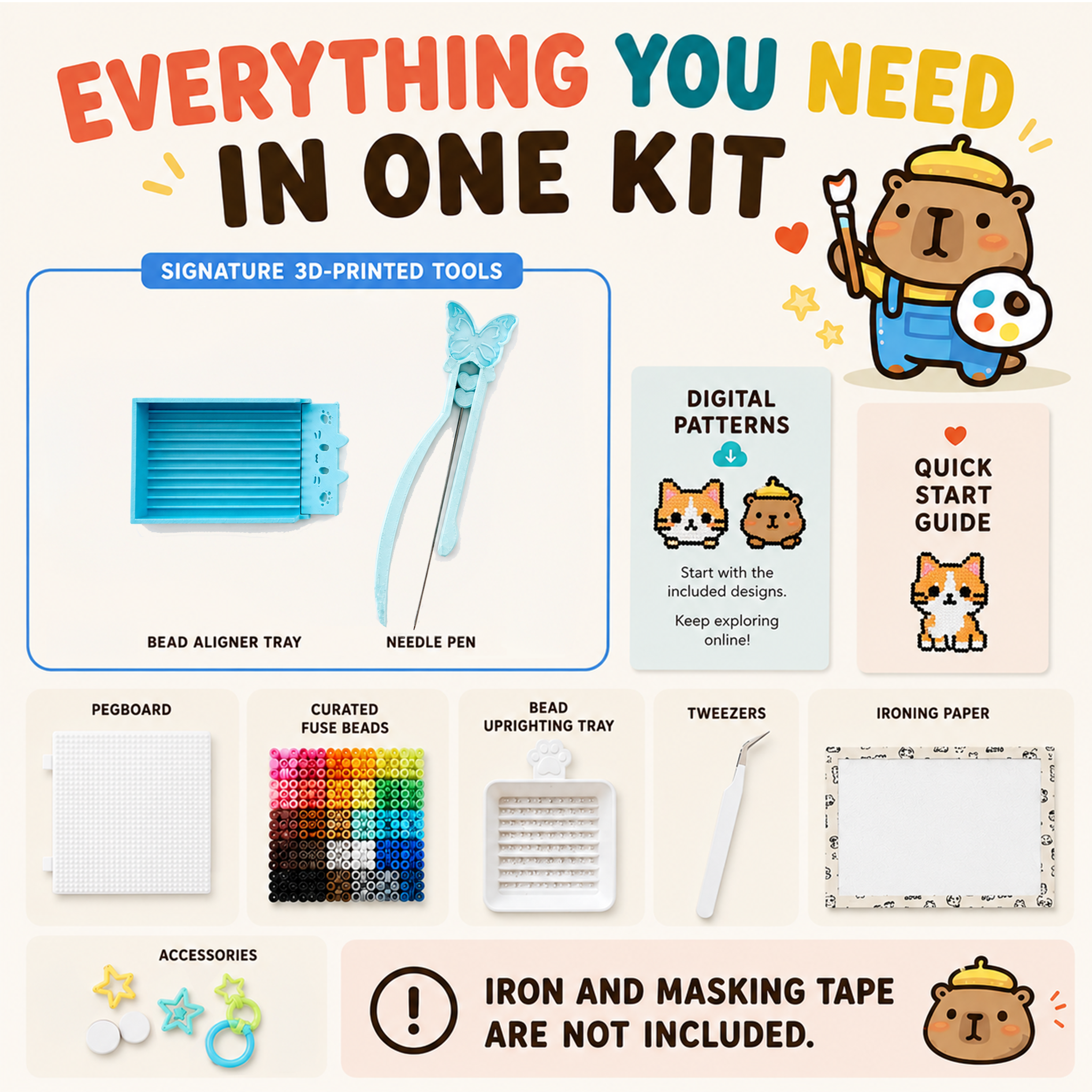 Mario DIY Fuse Bead Kit