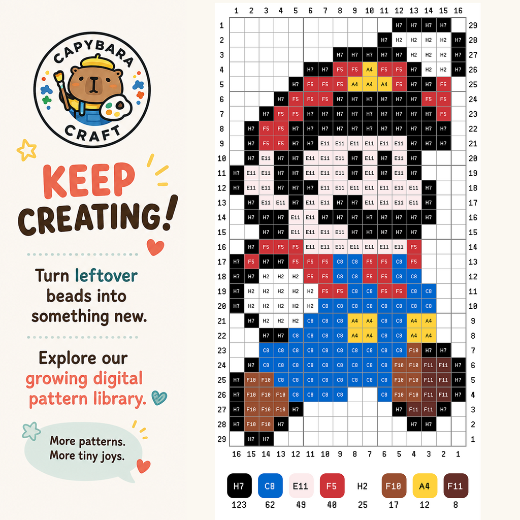 Mario DIY Fuse Bead Kit